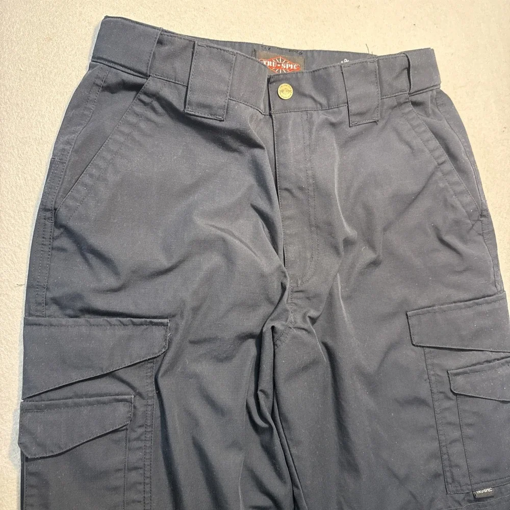 Tru Spec Tactical Rip Stop Cargo Pants 32x32‎ Dark Blue 80%Poly/20%Cotton